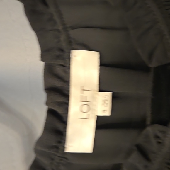 Loft Black Women's Dressy Tops Sz XL - Picture 3 of 8